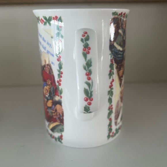 Vintage Fine Bone China Christmas Time Mug, Roy Kirkham - Picture 5 of 7